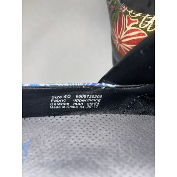 Dansko Vegan Volley Patchwork Floral Clogs Womens EU 40 Slip Resistant US9 - Picture 7 of 7